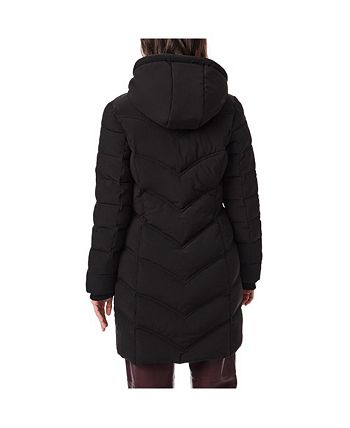 Bernardo stretch clearance quilted walker coat