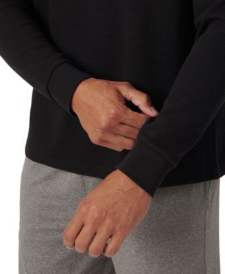 Men's Waffle-Knit Thermal Sleep Shirt
