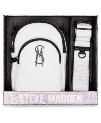 Buy Steve Madden Bbaby X Zip Closure Duffle Bag With Thick Strap In Black