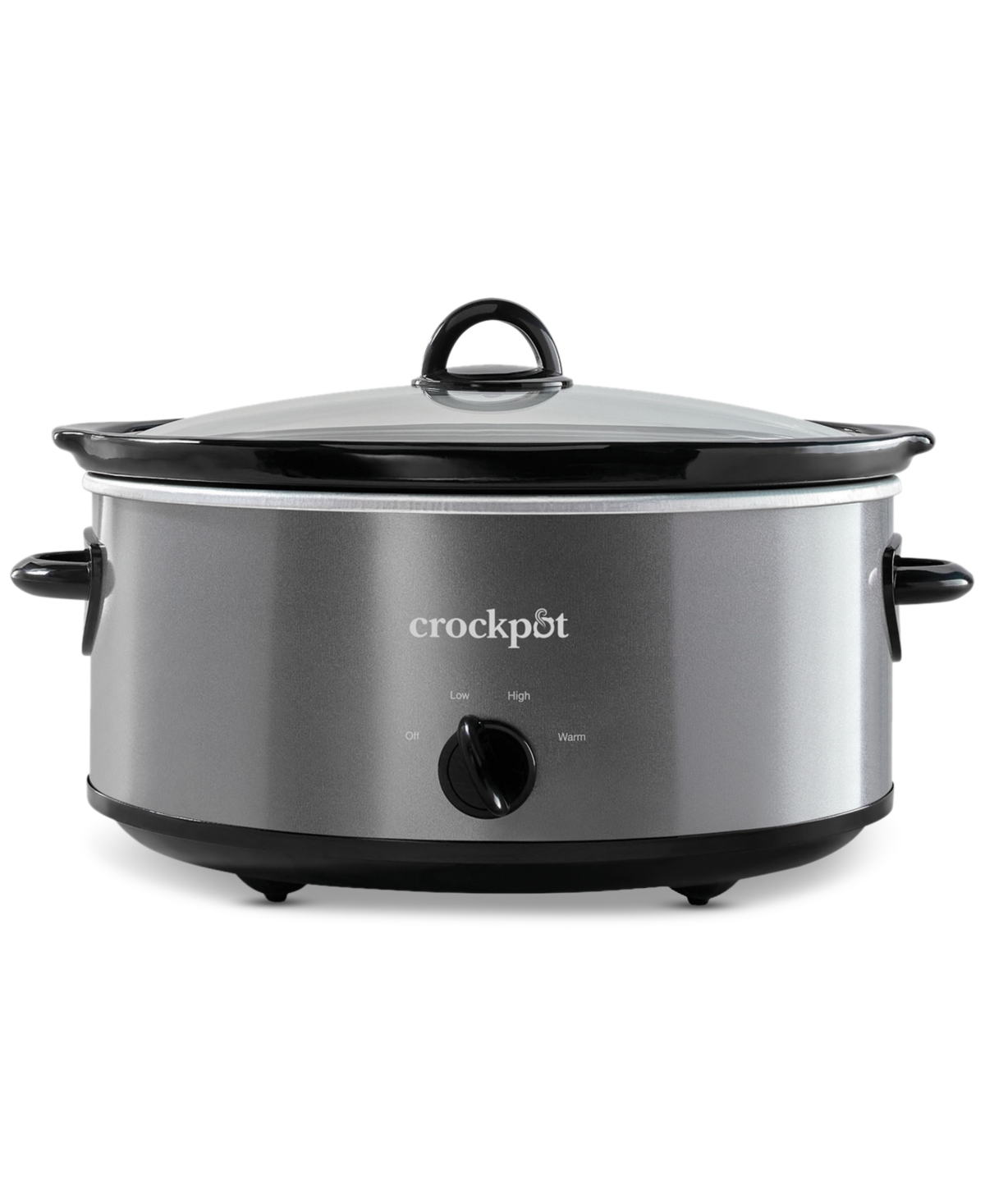 Crock-pot Design To Shine 7-qt. Manual Slow Cooker In Stainless Steel