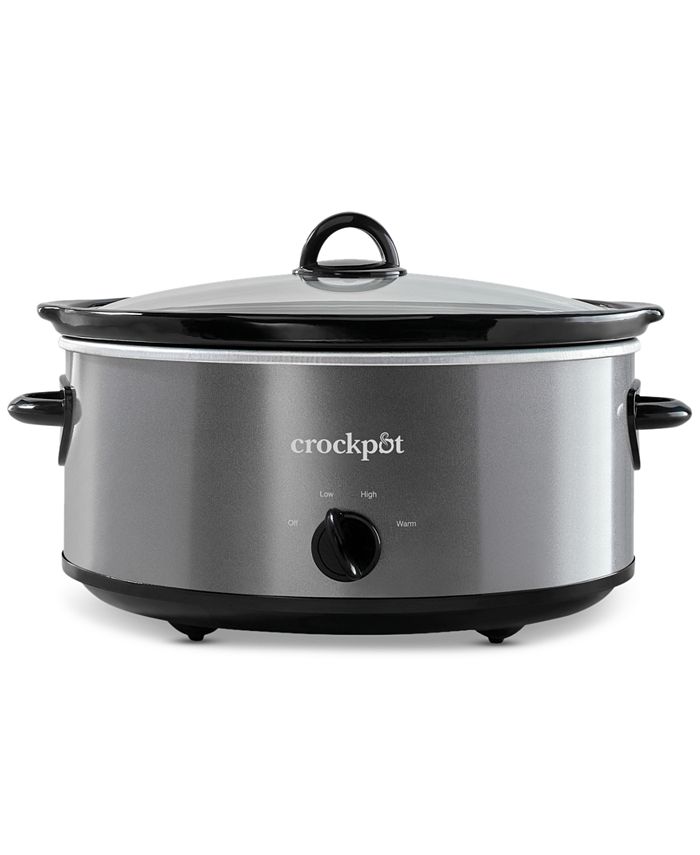 Crock-Pot 7-Quart Manual Slow Cooker, Black 