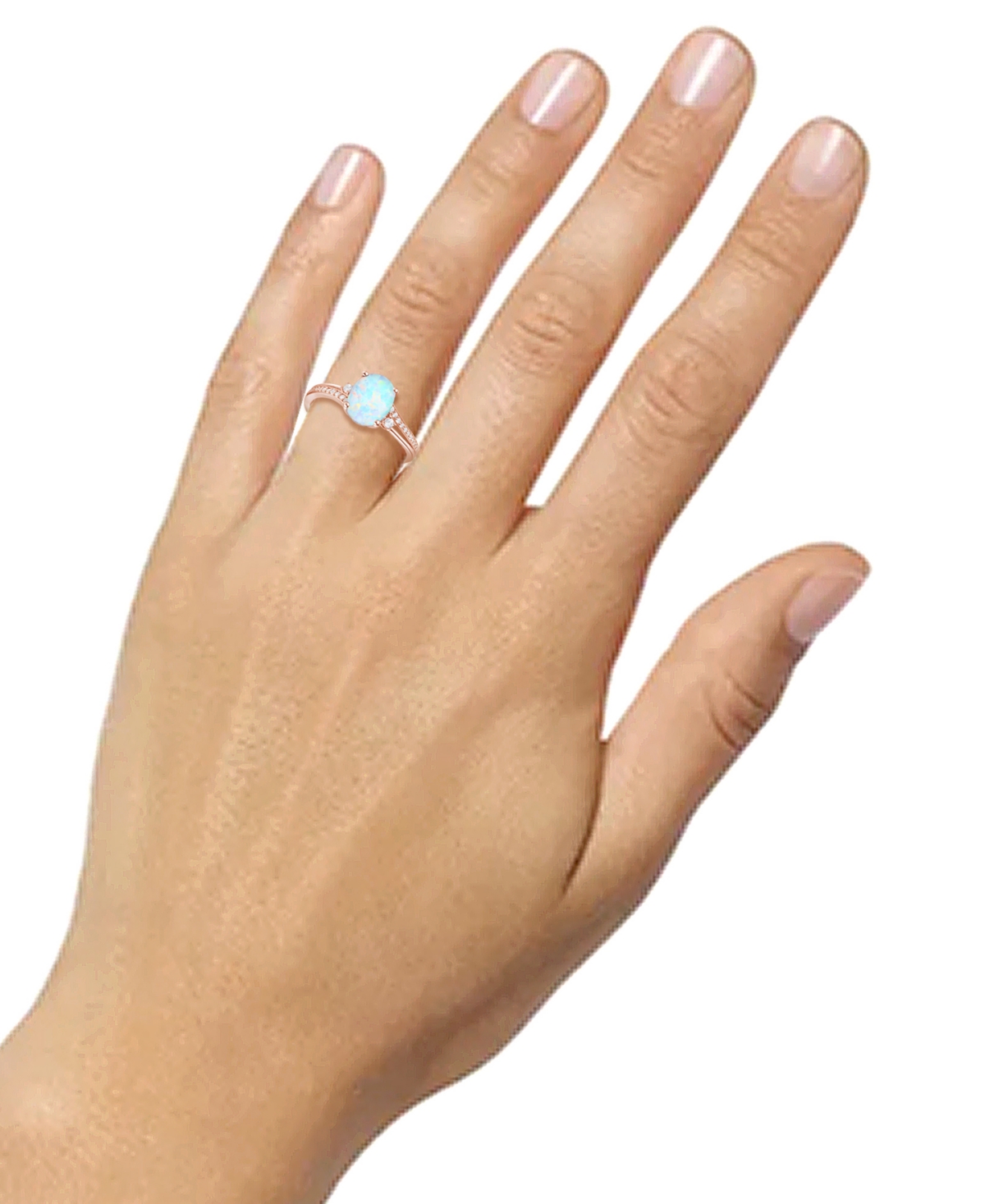 Amethyst (1-1/2 ct. t.w.) & Lab-Grown White Sapphire (1/8 ct. t.w.) Swirl Ring in 14k Gold-Plated Sterling Silver (Also in Additional Gemstones) - Opa
