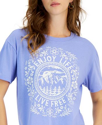 Rebellious Macy\'s Landscape Juniors\' - T-shirt One Short-Sleeve