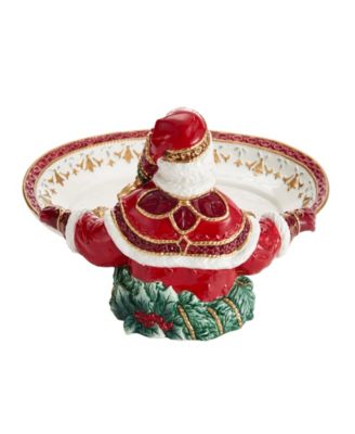 Noel Holiday Santa Server, 12-in x 11.5-in