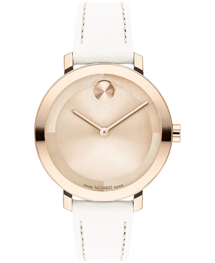 White movado women's watch online