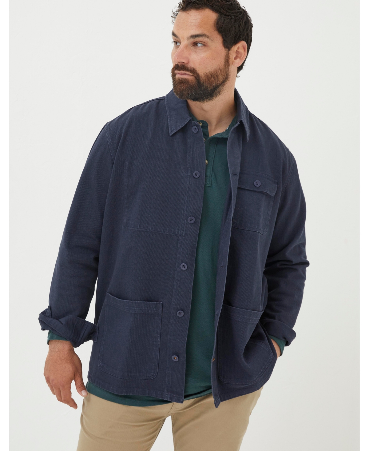 FATFACE MEN'S WORKER JACKET BIG & TALL