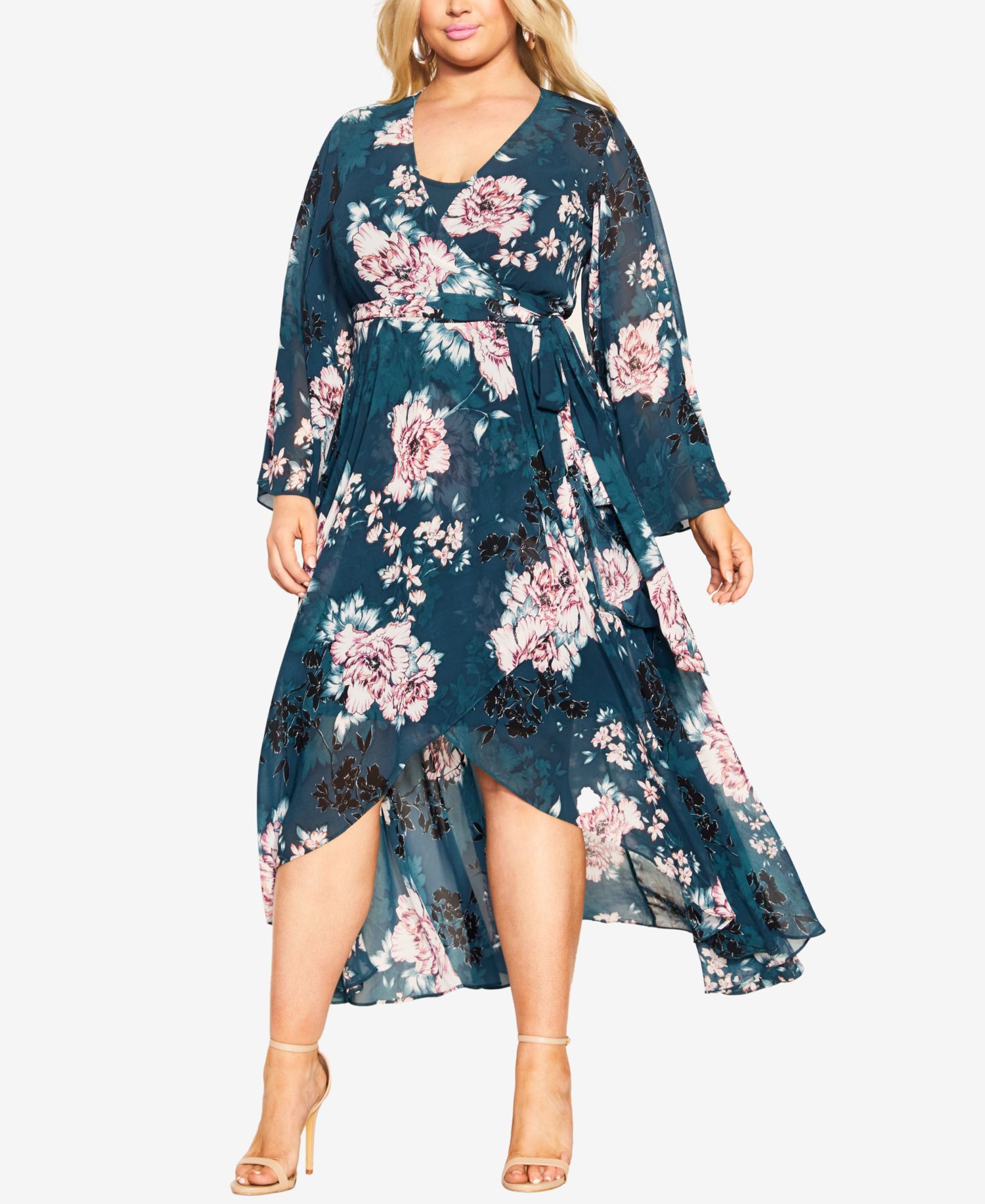 Women's Jade Blossom Maxi Dress