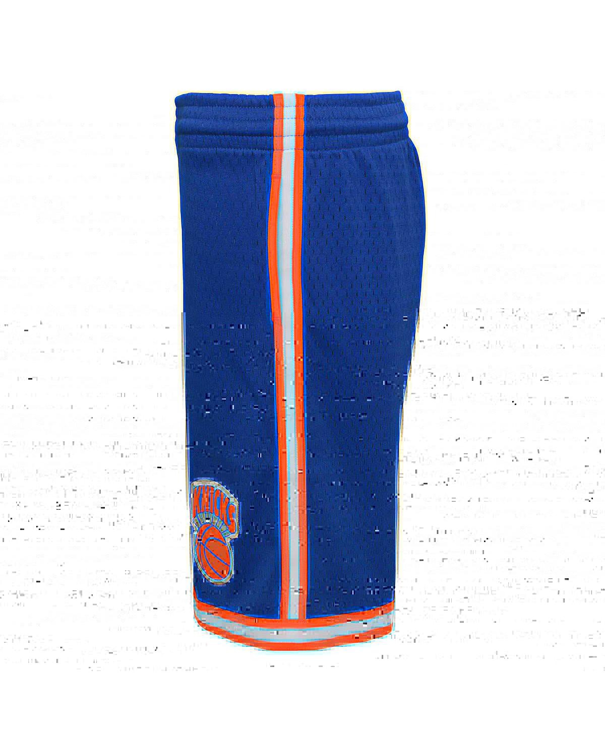 Mitchell & Ness Big Boys  Royal New York Knicks Hardwood Classics Swingman Shorts In Royal