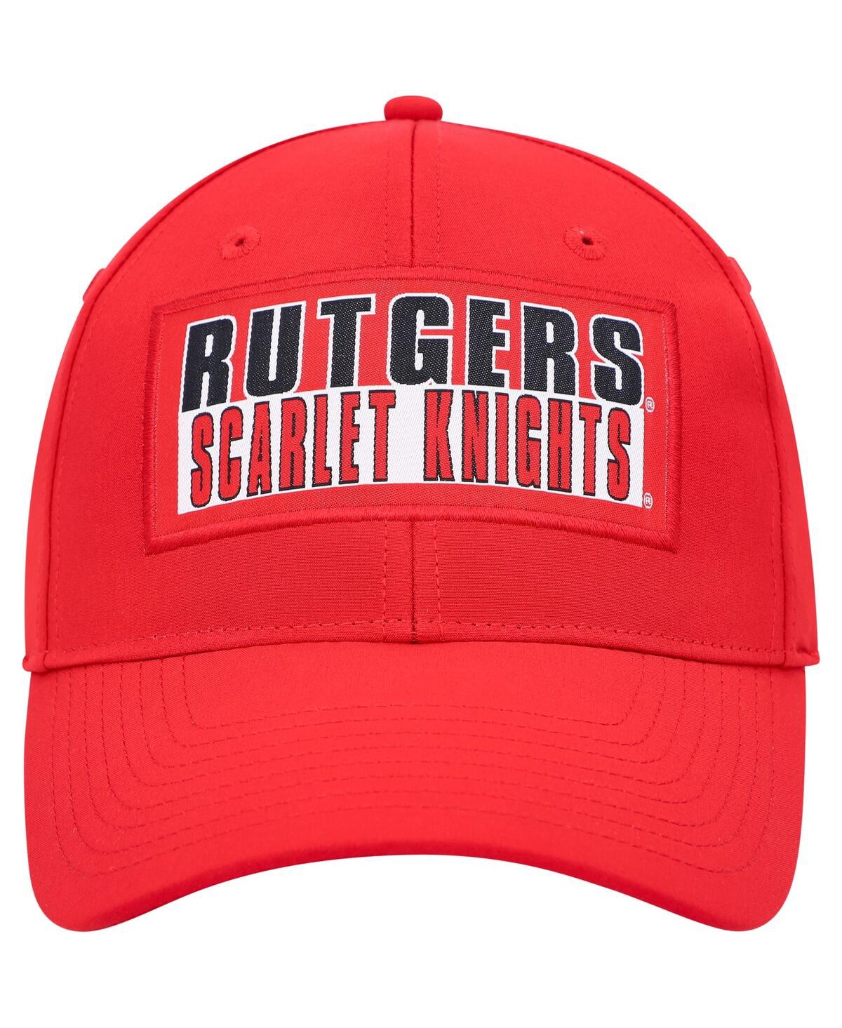 Shop Colosseum Men's  Scarlet Rutgers Scarlet Knights Positraction Snapback Hat