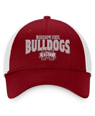 Men's Maroon, White Mississippi State Bulldogs Breakout Trucker Snapback Hat