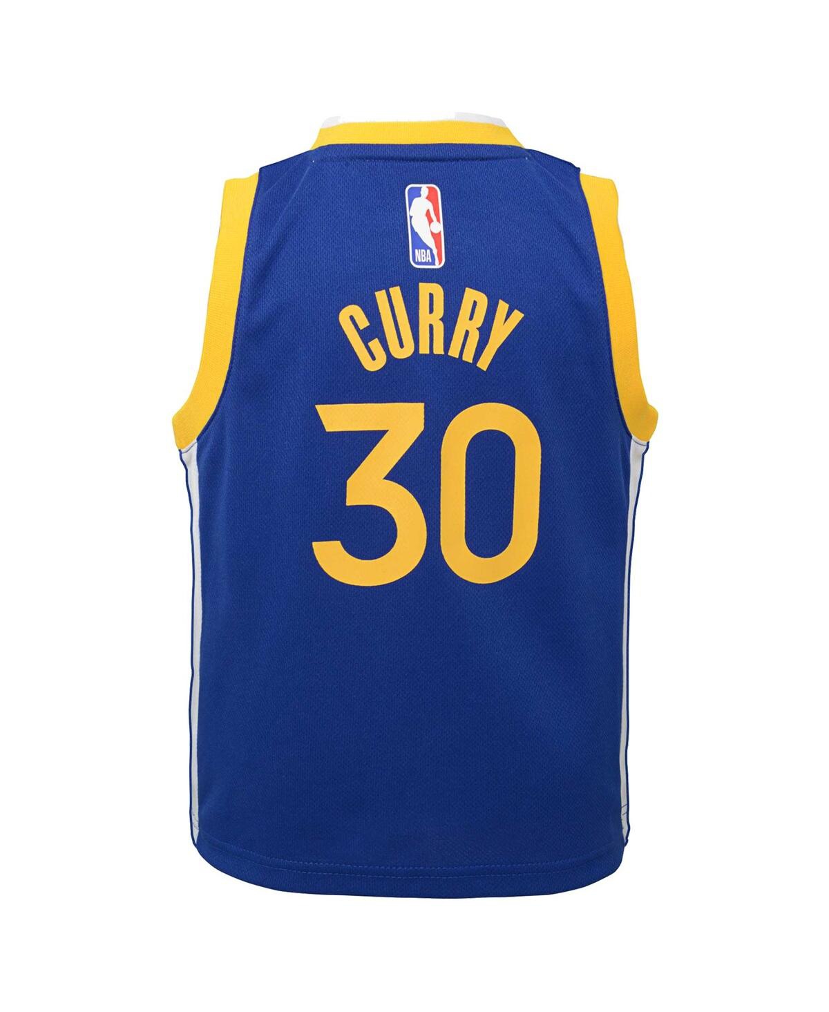 Preschool Boys and Girls Nike Stephen CurryGolden State Warriors Dri-fit Swingman Player Jersey - Icon Edition - Royal