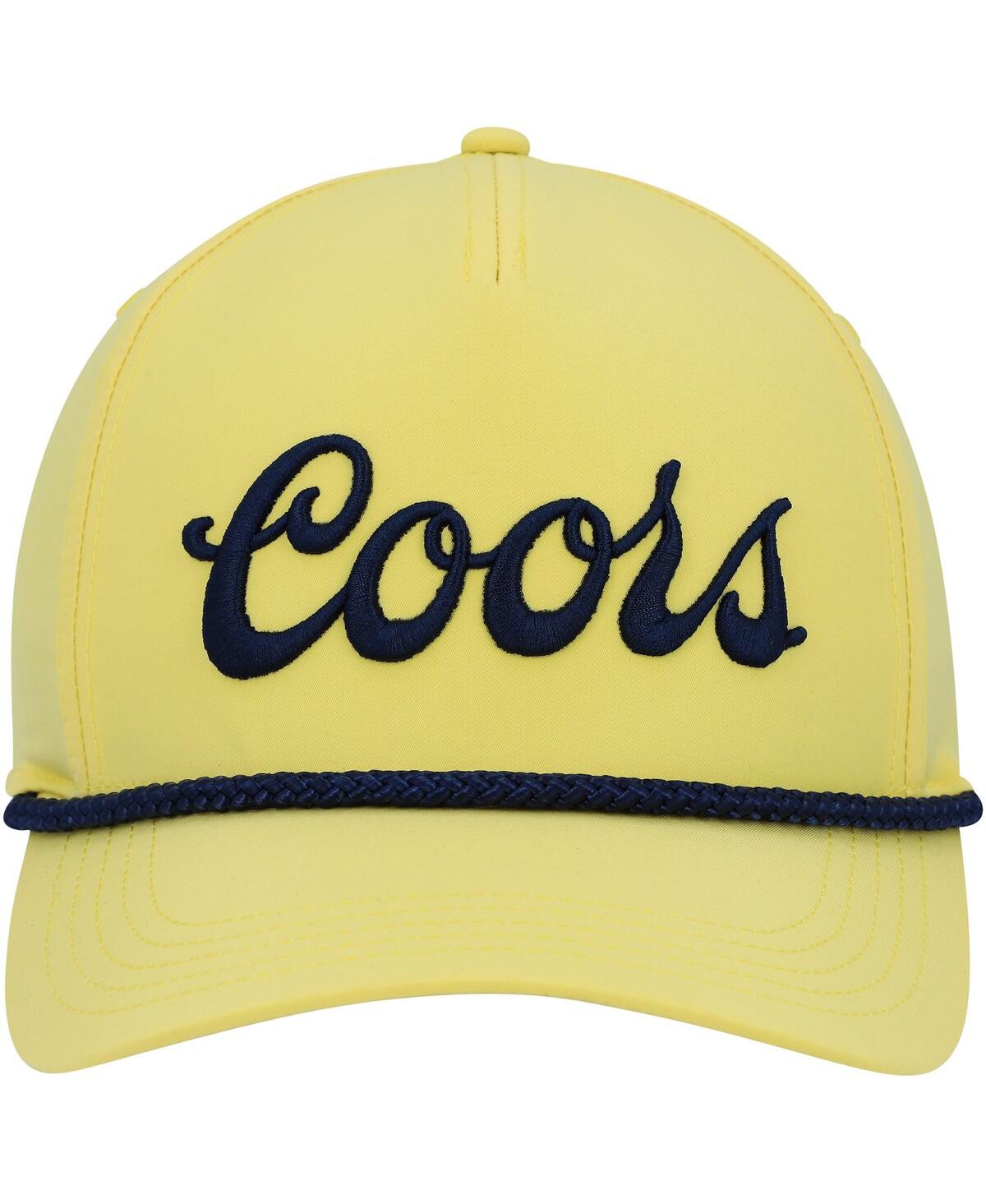 Shop American Needle Men's  Yellow Coors Traveler Snapback Hat