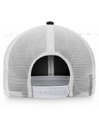 Men's Black, White Syracuse Orange Stockpile Trucker Snapback Hat