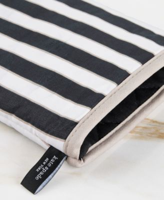 Botanical Stripe Oven Mitt 2-Pack Set, 7" x 13"