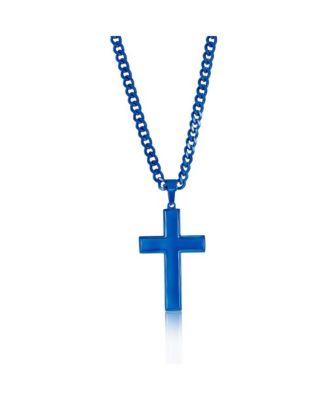 Stainless Steel Polished Cross Necklace