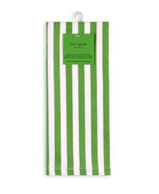 Botanical Stripe Kitchen Towels 4-Pack Set,  17" x 28"