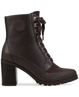 Women's Keegann Lace Up Lug Sole Booties