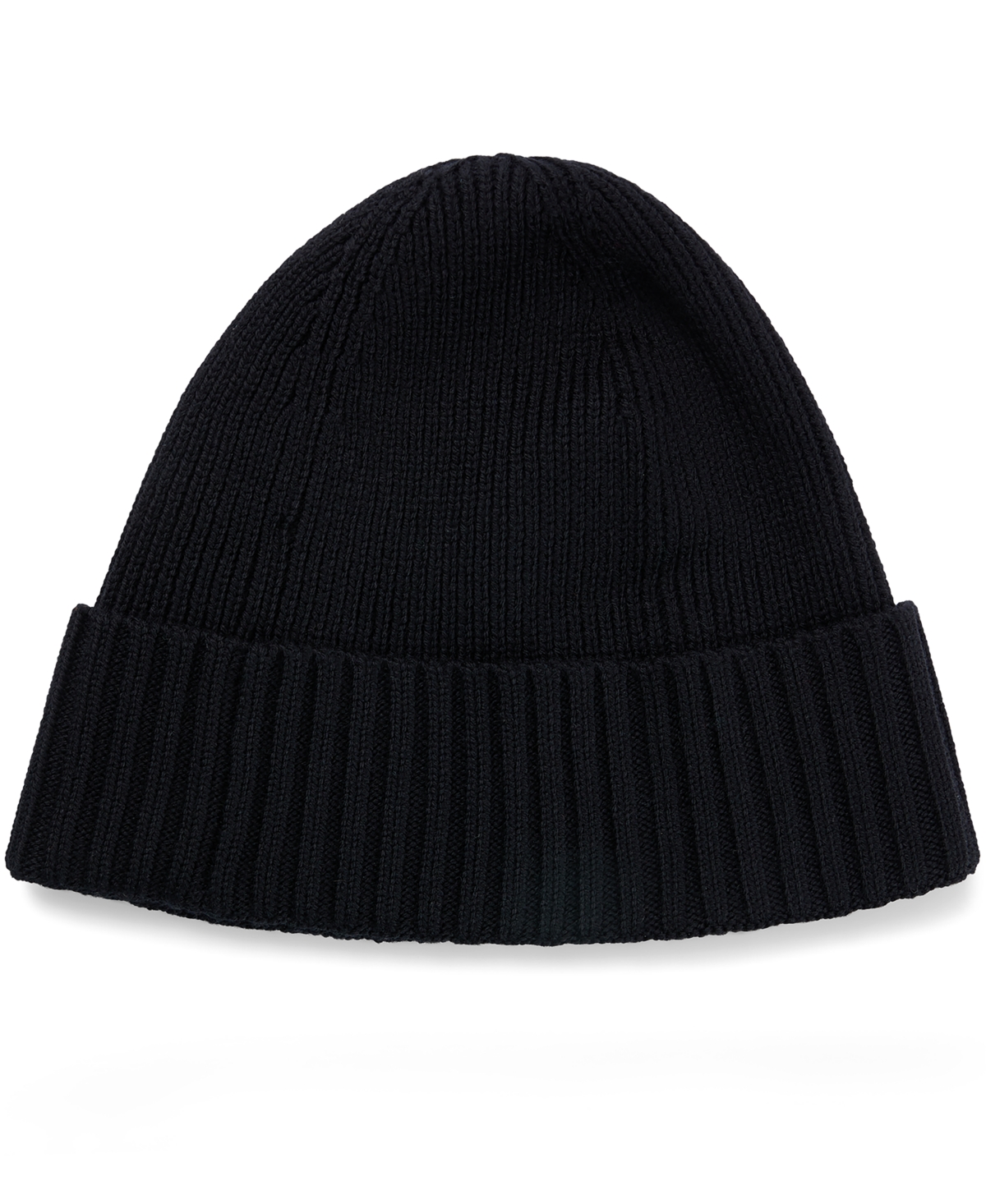 Hugo Boss Boss By  Men's Ribbed Beanie Hat In Black