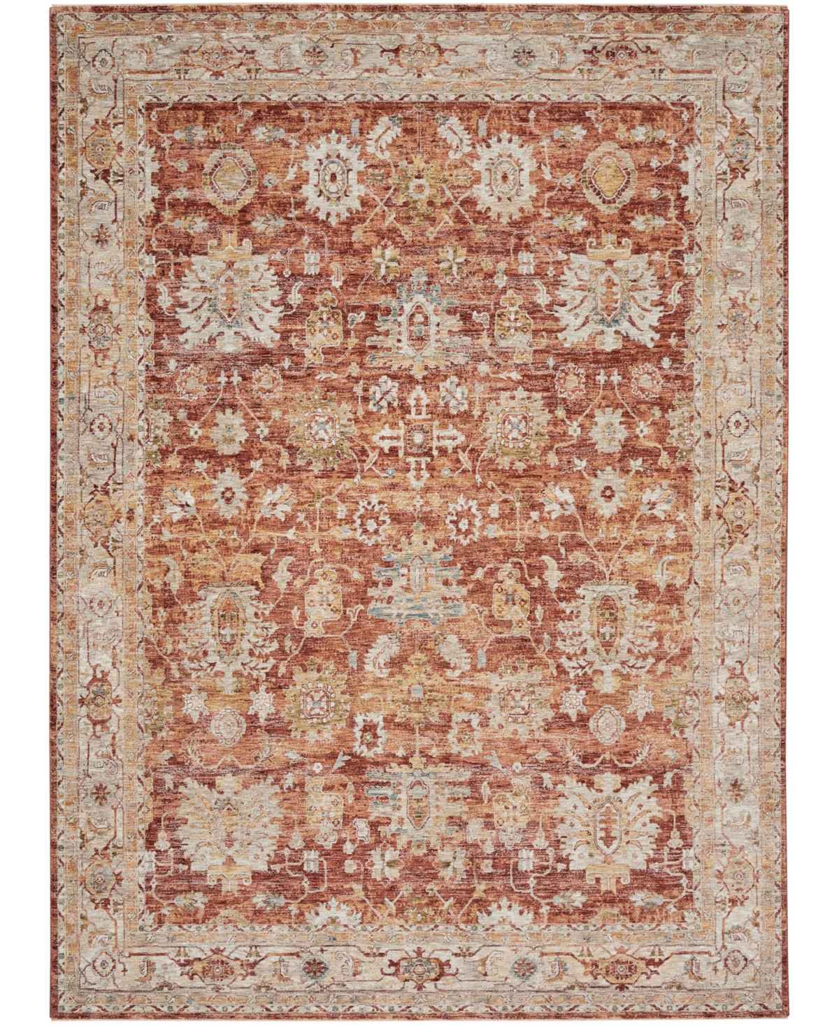 Nourison Home Sahar SHR02 9'3in x 12'7in Area Rug - Rust