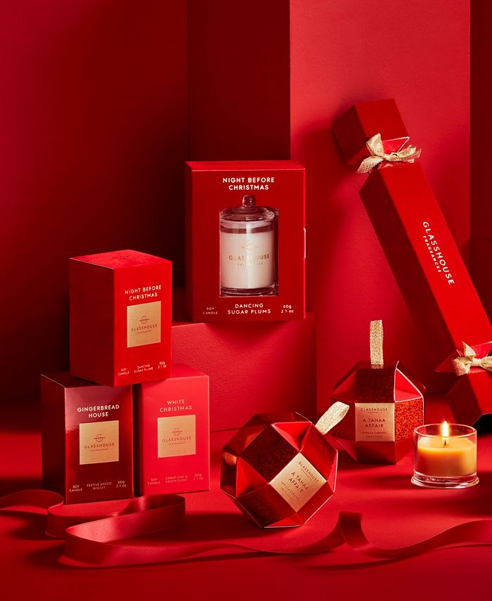 Glasshouse Fragrances Holiday Candle Trio 3 x 2.1 oz. Macy's