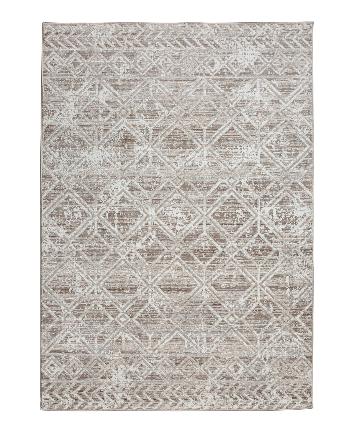 Km Home Teola 1243 5'3in x 7'3in Area Rug - Beige
