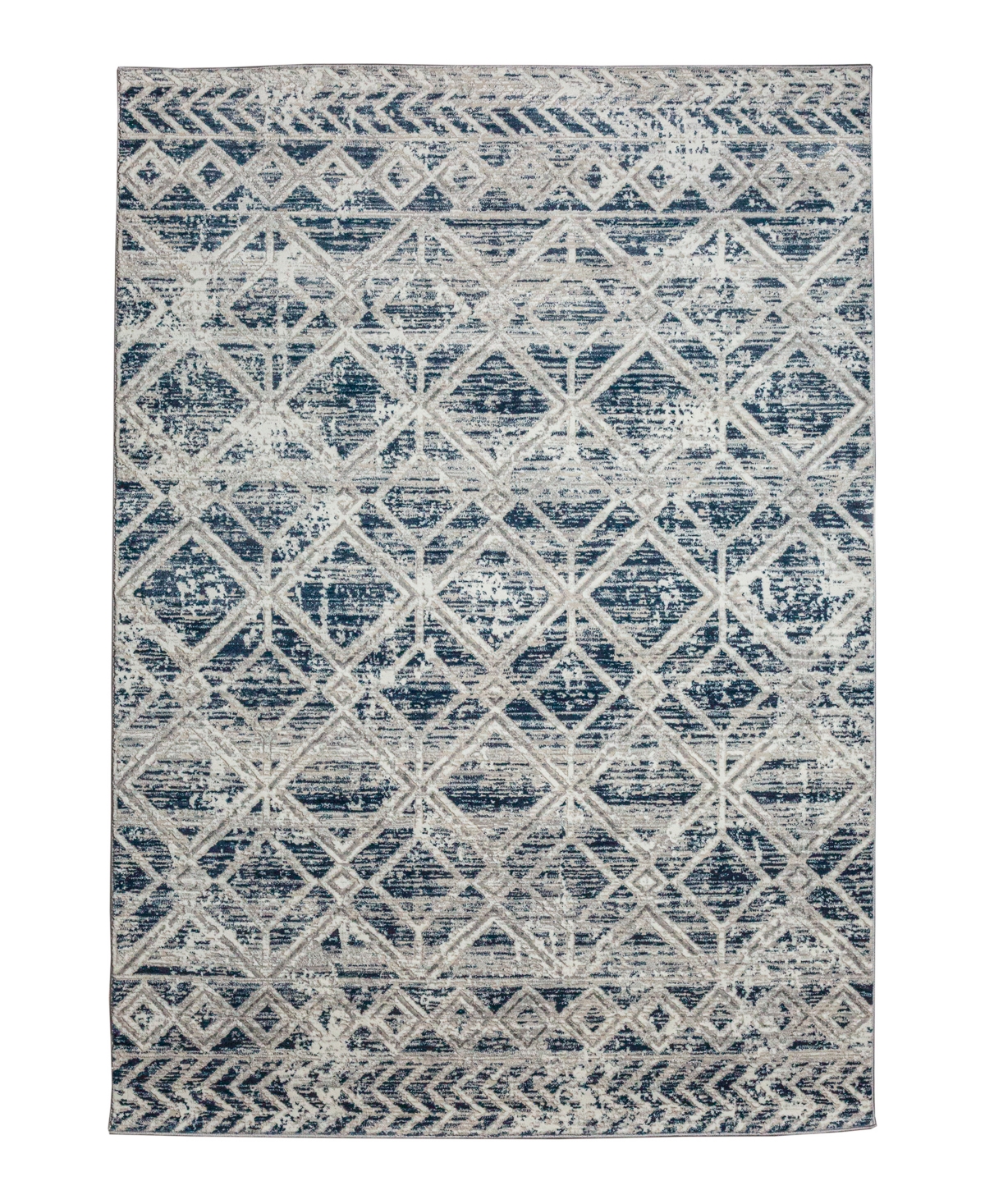 Km Home Teola 1243 5'3in x 7'3in Area Rug - Blue