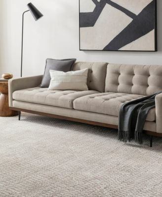 Masterpiece High-Low MPC-2304 6'7" x 6'7" Round Area Rug