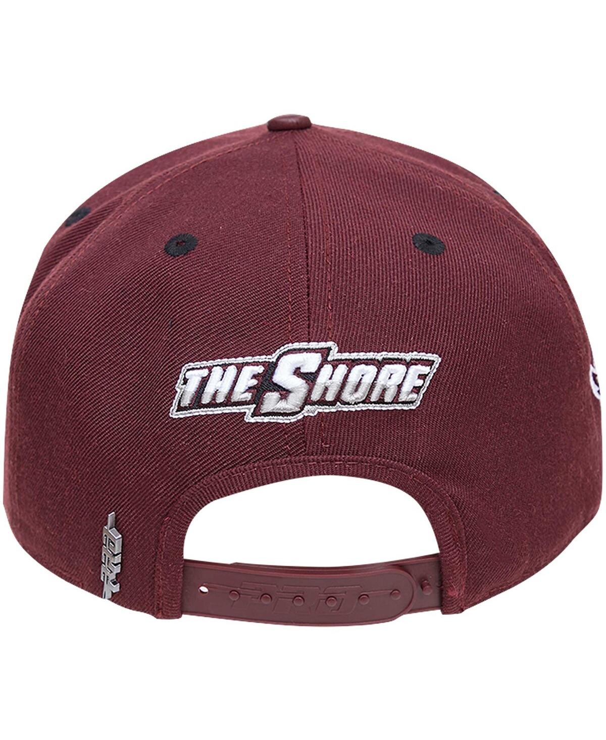 Pro Standard Maroon Maryland Eastern Shore Hawks Evergreen Hawks Snapback Hat In Maroon