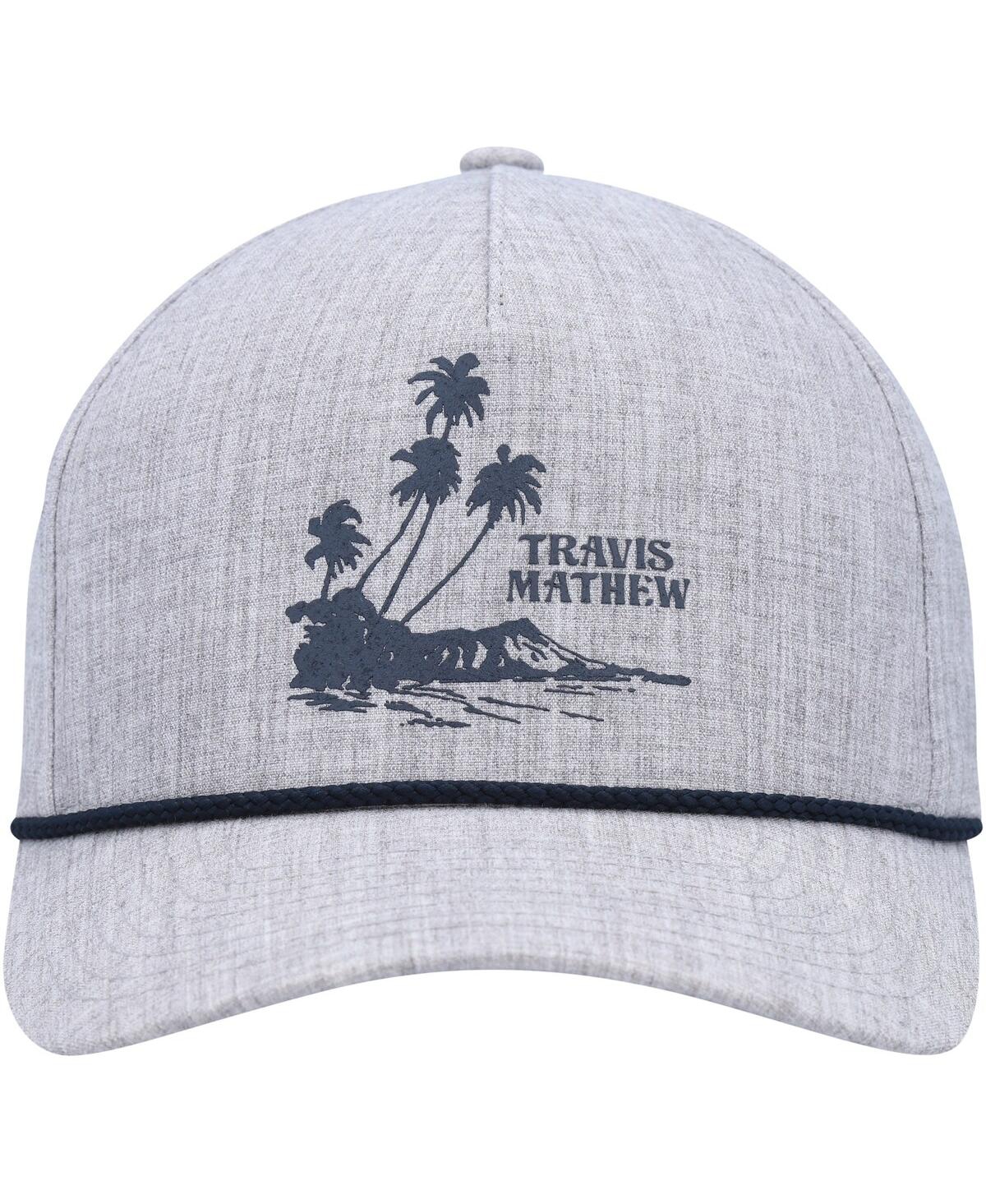 Shop Travis Mathew Men's  Heather Gray Salsa Verde Adjustable Hat