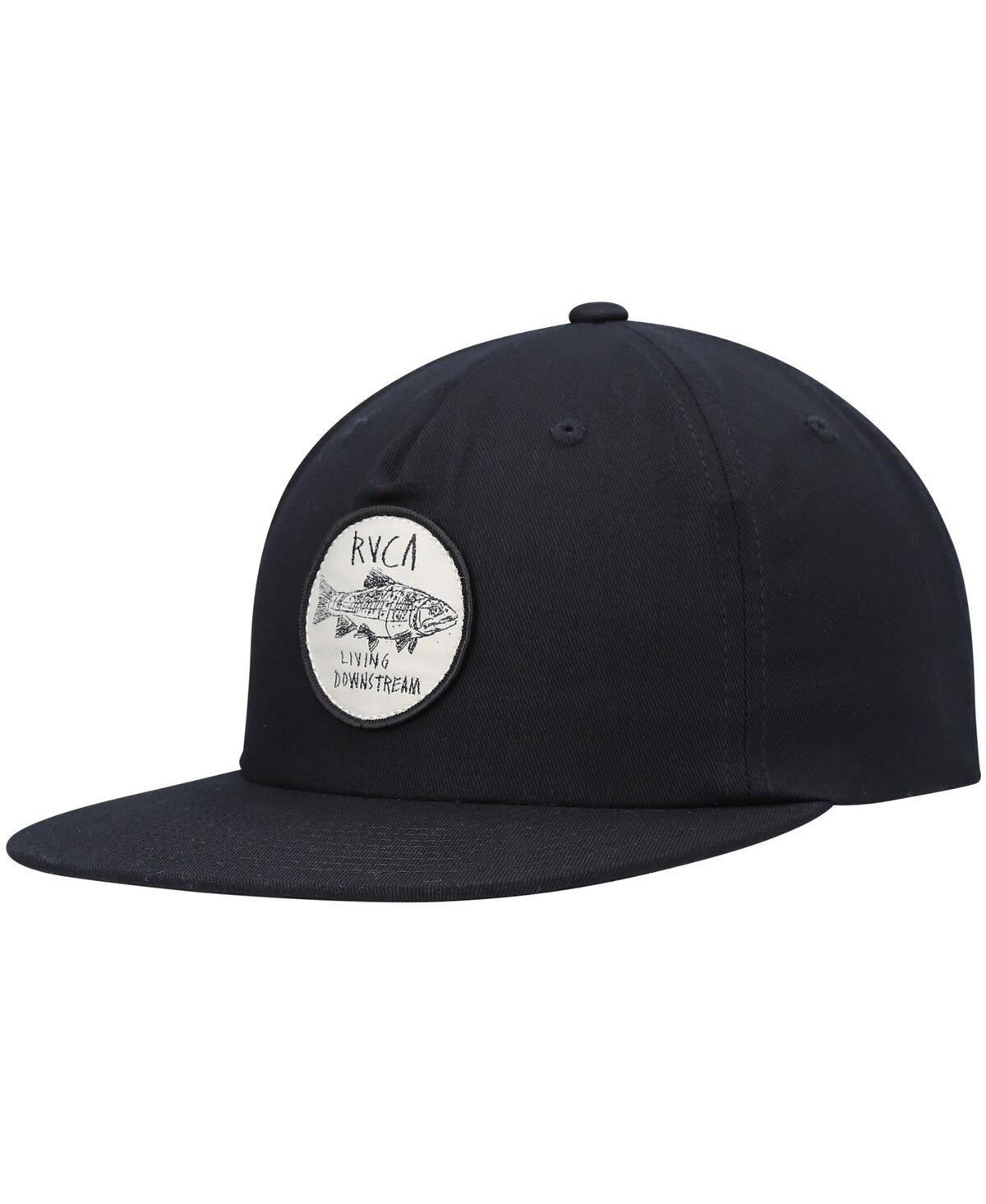 Rvca Men's  Black Horton Sport Snapback Hat