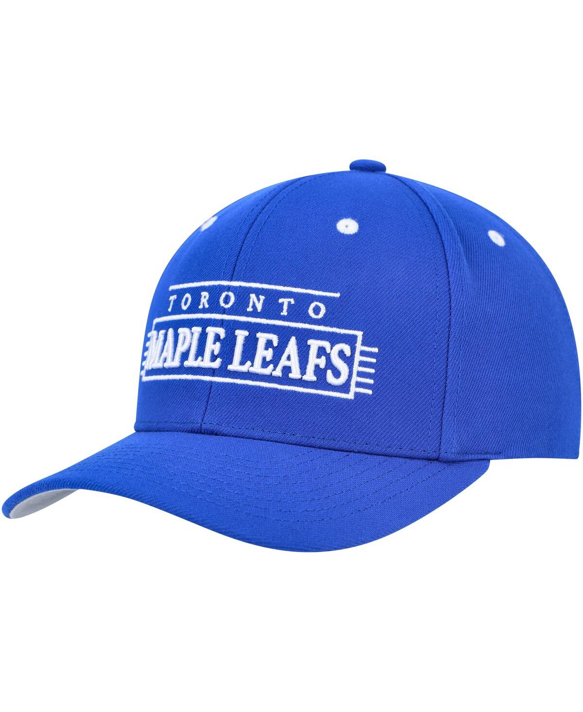 Shop Mitchell & Ness Men's  Blue Toronto Maple Leafs Lofi Pro Snapback Hat