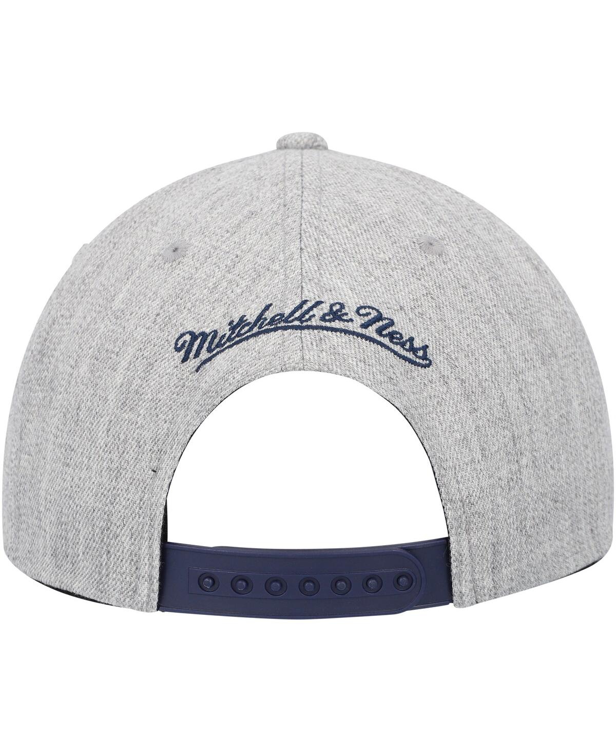 Shop Mitchell & Ness Men's  Heather Gray New Orleans Pelicans Hardwood Classics 2.0 Snapback Hat
