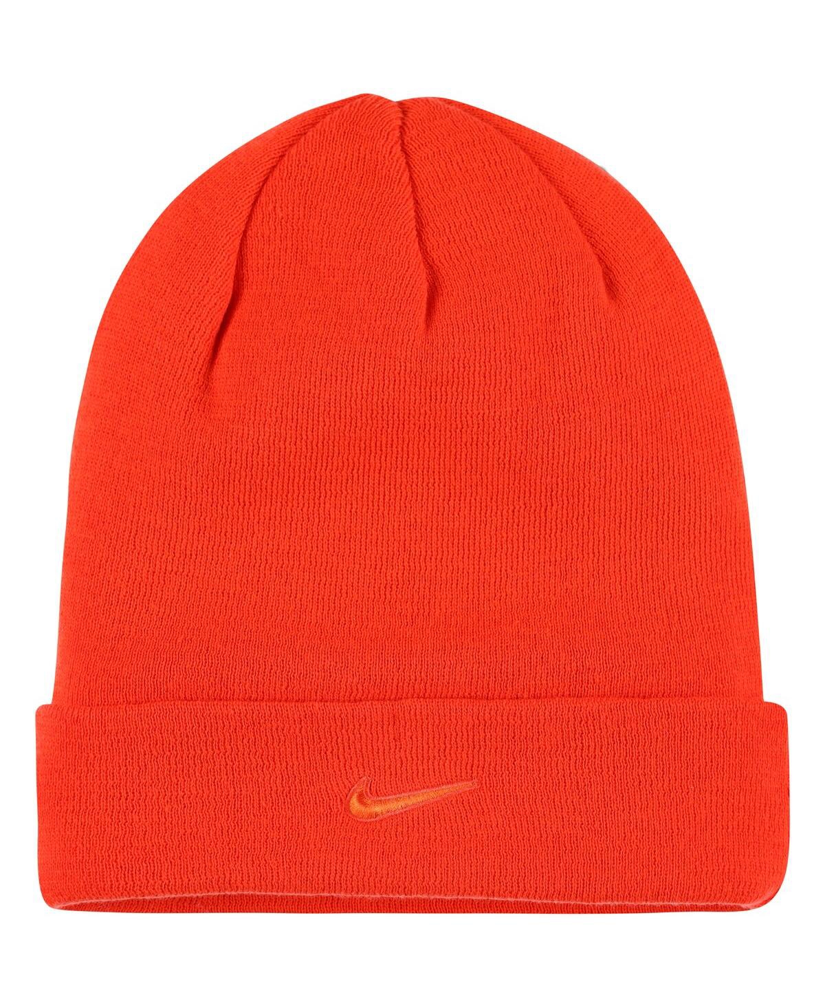 Shop Nike Men's  Orange Oklahoma State Cowboys Tonal Cuffed Knit Hat