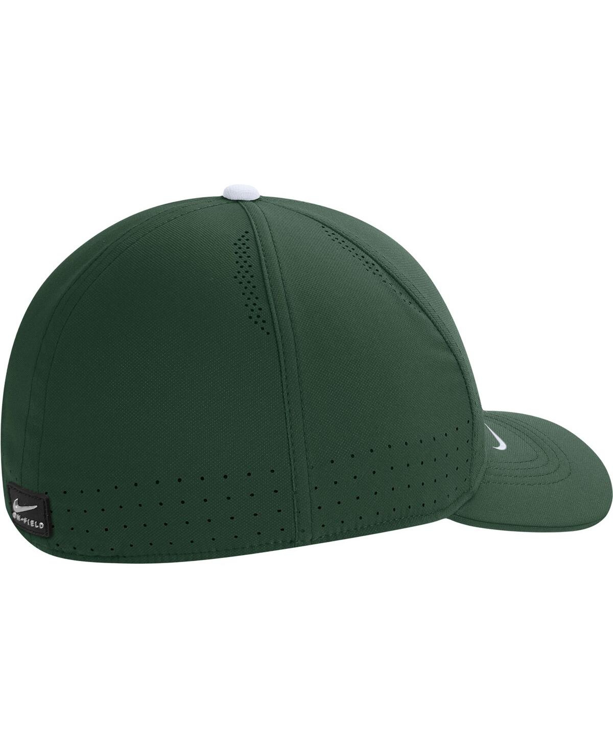 Shop Nike Men's  Green Dartmouth Big Green 2022 Sideline Classic99 Swoosh Performance Flex Hat