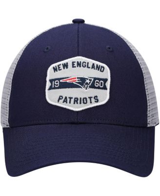 Fan Favorite Men's Navy, White New England Patriots Gannon Snapback Hat