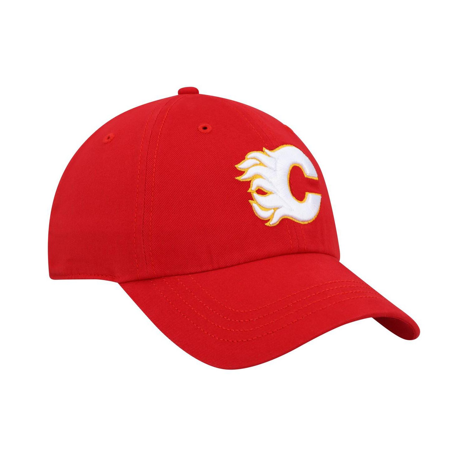 Women's Red Calgary Flames Team Miata Clean Up Adjustable Hat