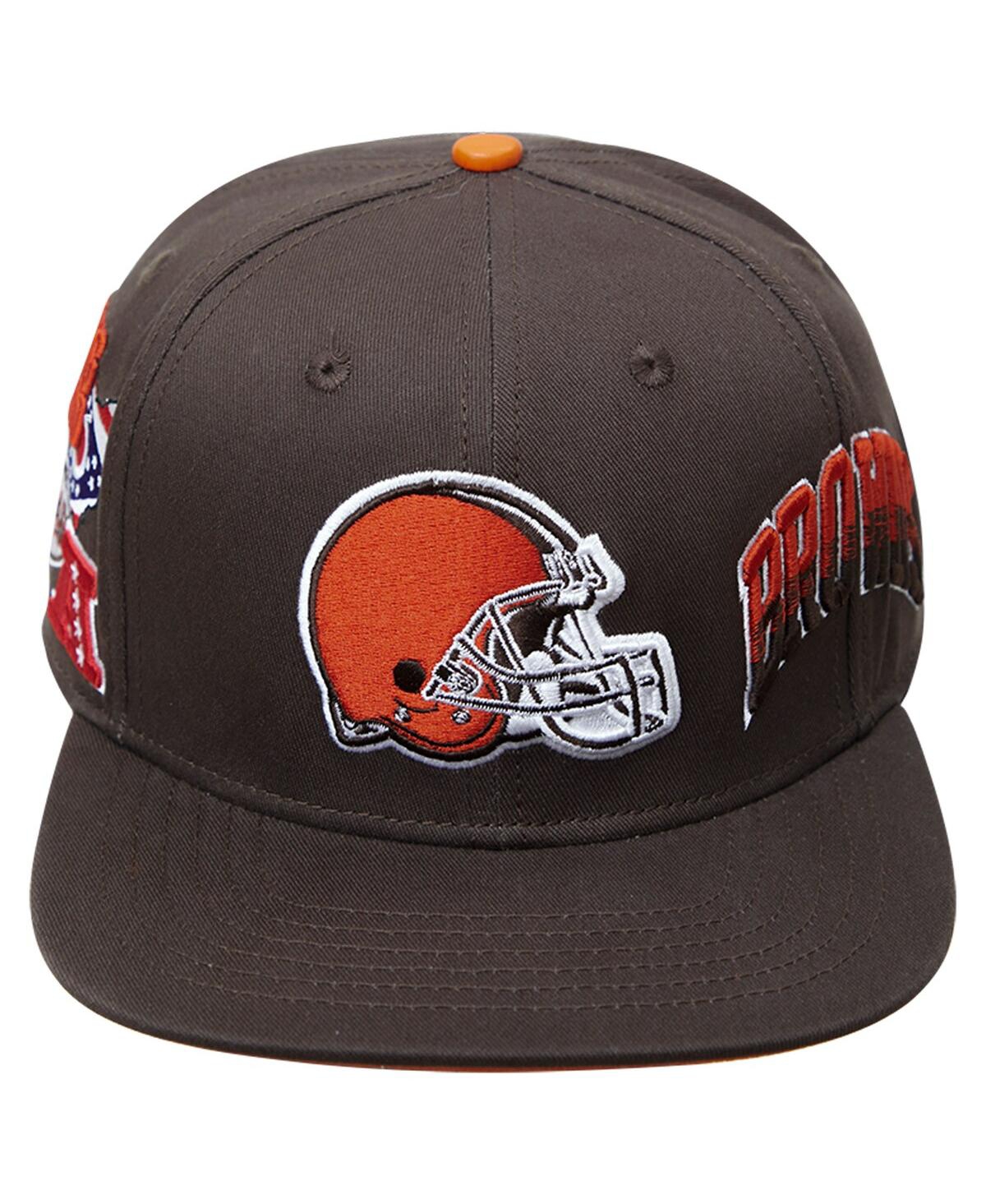 Shop Pro Standard Men's  Brown Cleveland Browns Hometown Snapback Hat