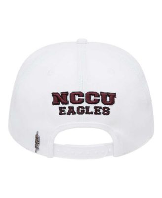 Men's White North Carolina Central Eagles Evergreen Wool Snapback Hat