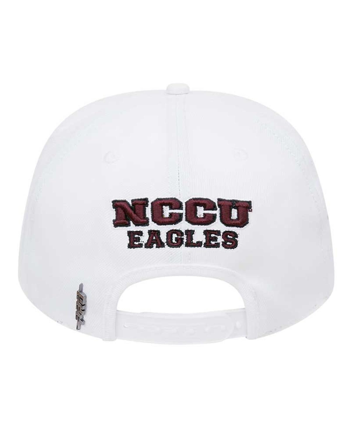 Pro Standard White North Carolina Central Eagles  Evergreen Wool Snapback Hat In White