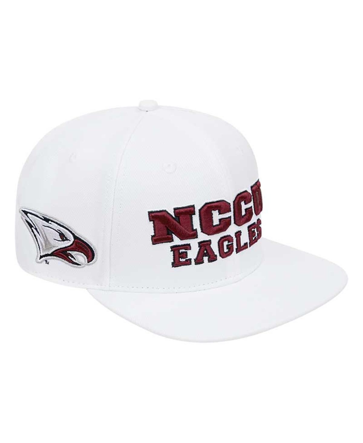 Pro Standard White North Carolina Central Eagles  Evergreen Wool Snapback Hat In White