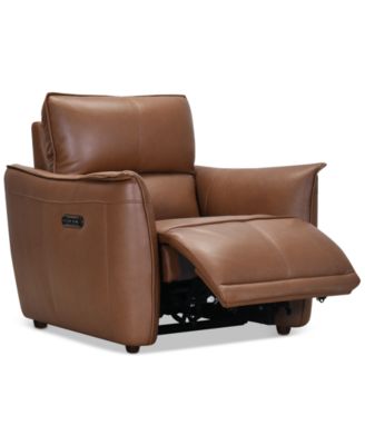 Furniture - Polner 39" Leather Power Motion Chair