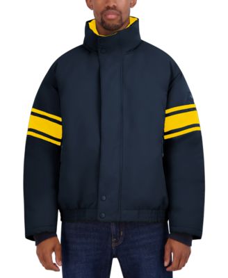 Men's Colorblocked Vintage Puffer Jacket