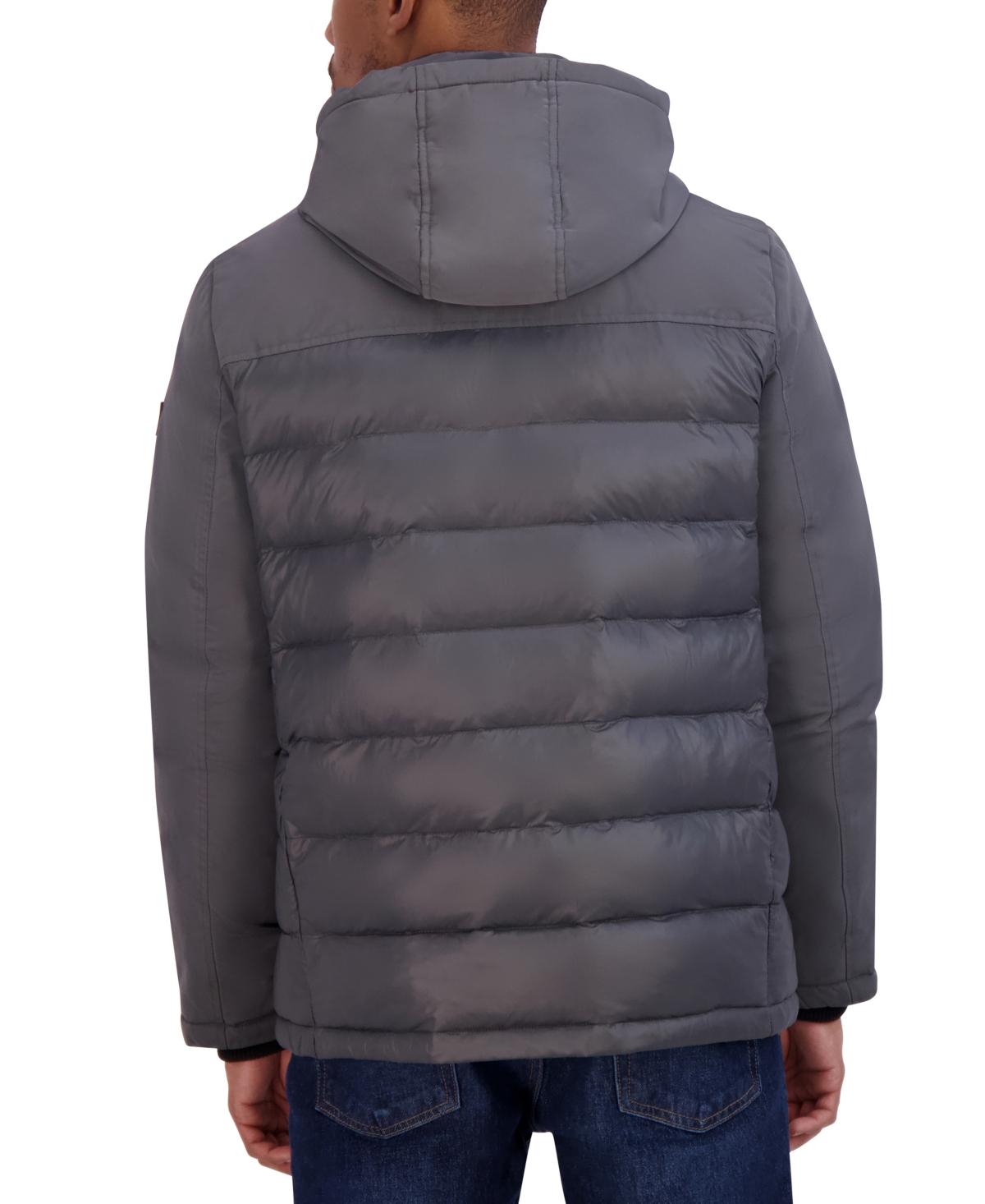 Nautica Men's Mixed Media Puffer Jacket