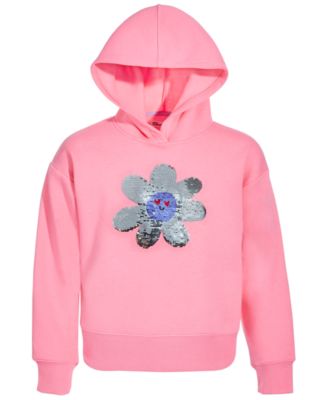 Epic Threads - Big Girls Daisy Flip-Sequin Hoodie