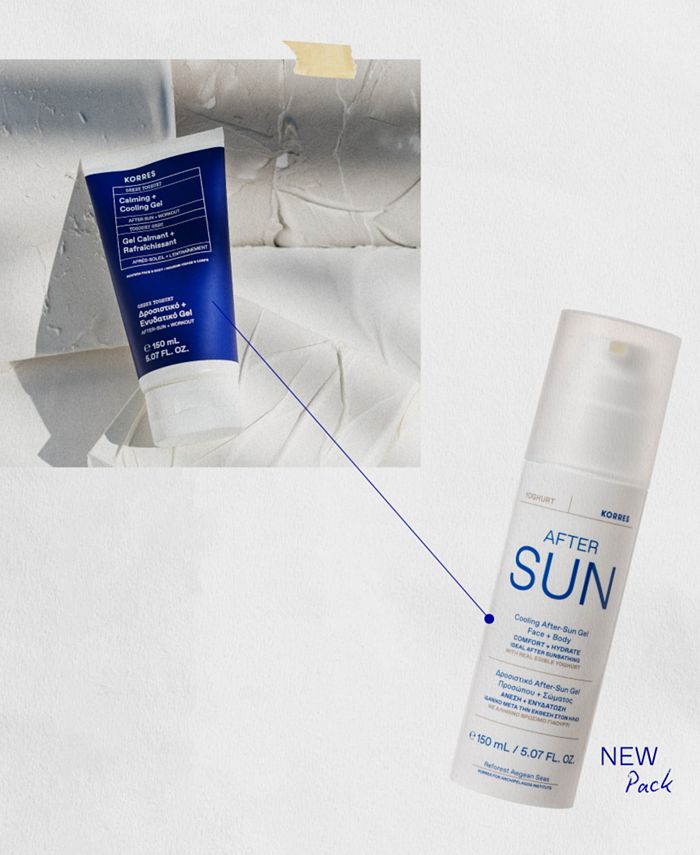 KORRES Greek Yoghurt After Sun Calming + Cooling Gel, 5.07 oz. Macy's