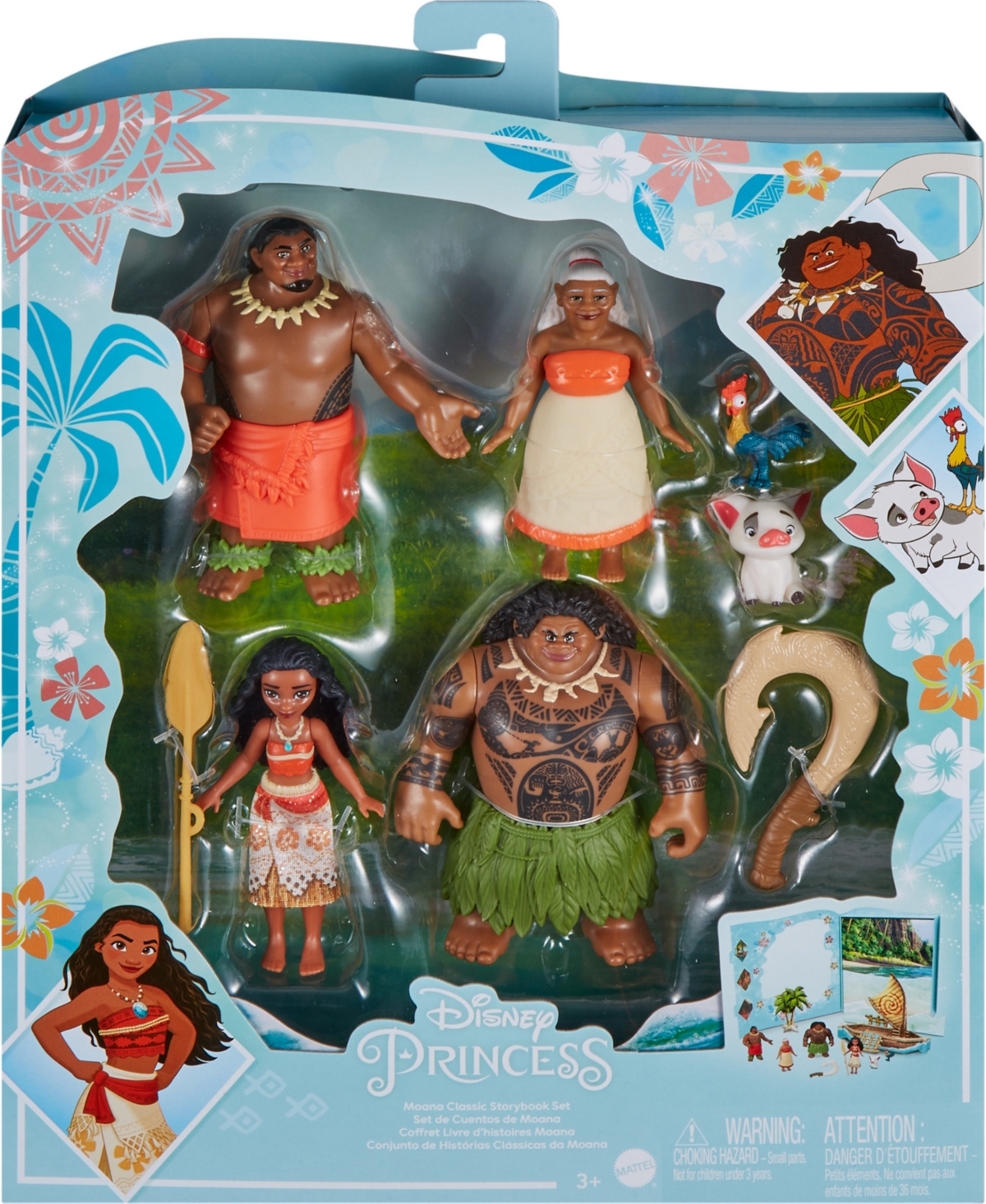 Disney Princess Moana Classic Storybook Set In Multi-color