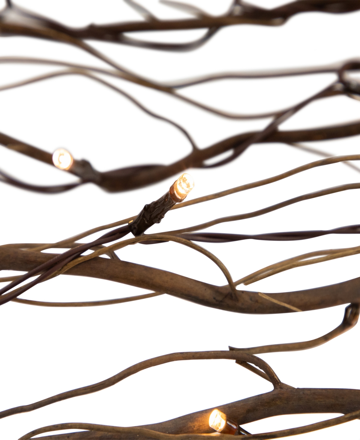 Northlight 39" Light Emitting Diode (led) Lighted Natural Branch Bundle Christmas Decoration Warm Lights In Brown