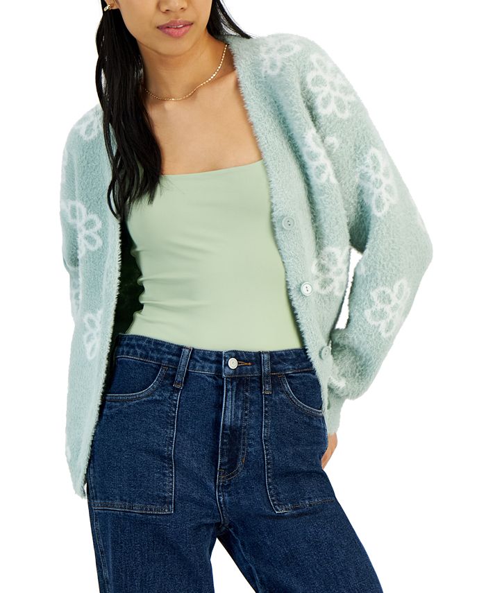 Women's clearance eyelash cardigan