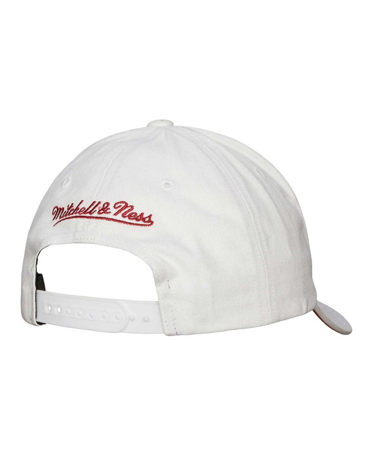 Mitchell & Ness Men's  White Chicago Bulls Hardwood Classics All In Retro Snapback Hat In White