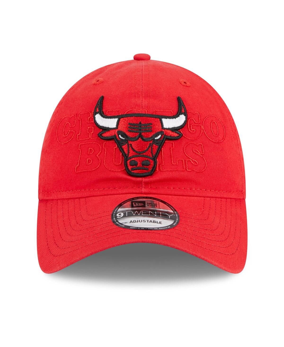 Shop New Era Men's  Red Chicago Bulls 2023 Nba Draft 9twenty Adjustable Hat